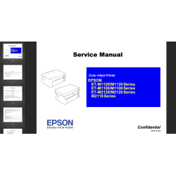 Epson ET-M1100 Series, ET-M1120 Series, ET-M2110 Series, ET-M2120 Series printers Service Manual