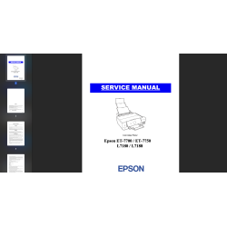 Epson ET-7700, ET-7750, L7180, L7188 Series printers Service Manual