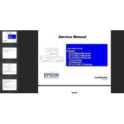 Epson L3100, L3110, L3150, ET-L5190, ET-L1110, ET-2710, ET-2720, ET-L3160, ET-4700 series printers Service Manual