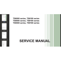 Canon TS6000 , TS6100  TS8000 , TS8100  TS9000 , TS9100 series printers Service Manual